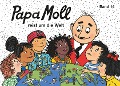 Cover-Bild zum Titel 'Papa Moll reist um die Welt' von 'Guido Strebel'