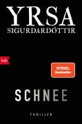 Cover-Bild zum Titel 'SCHNEE' von 'Yrsa Sigurdardóttir'