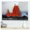 Island 2024 Gletschereis und Vulkanausbruch (hochwertiger Premium Wandkalender 2024 DIN A2 quer), Kunstdruck in Hochglanz - Kirstin Grühn-Stauber