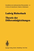 Cover-Bild zum Titel 'Theorie der Differentialgleichungen' von 'Ludwig Bieberbach'
