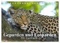 Die Lautlosen. Geparden und Leoparden (Tischkalender 2025 DIN A5 quer), CALVENDO Monatskalender - Elisabeth Stanzer