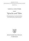 Sprache und Tabu - Ursula Reutner