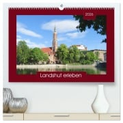 Cover-Bild zum Titel 'Landshut erleben (hochwertiger Premium Wandkalender 2026 DIN A2 quer), Kunstdruck in Hochglanz' von 'Angelika Keller'