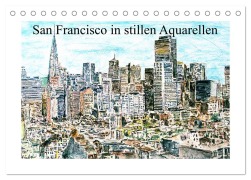 Cover-Bild zum Titel 'San Francisco in stillen Aquarellen (Tischkalender 2026 DIN A5 quer), CALVENDO Monatskalender' von 'Gerhard Kraus'