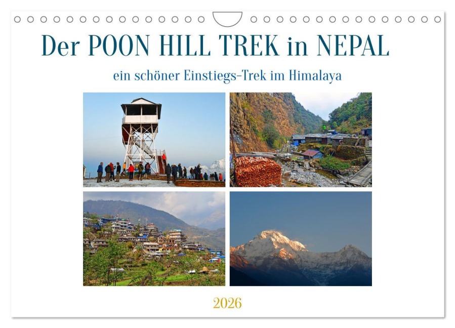 Der POON HILL TREK in NEPAL (Wandkalender 2026 DIN A4 quer), CALVENDO Monatskalender - Ulrich Senff