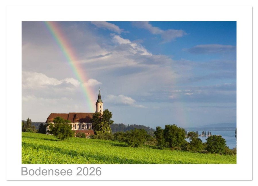 Bodensee 2026 (Wandkalender 2026 DIN A3 quer), CALVENDO Monatskalender - Kalender. Com Kalender365. Com