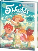 Cover-Bild zum Titel '5 Worlds (Band 1) - Der Sandkrieger' von 'Mark Siegel, Alexis Siegel'