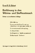 Cover-Bild zum Titel 'Einführung in den Wärme- und Stoffaustausch' von 'Ernst R. G. Eckert'