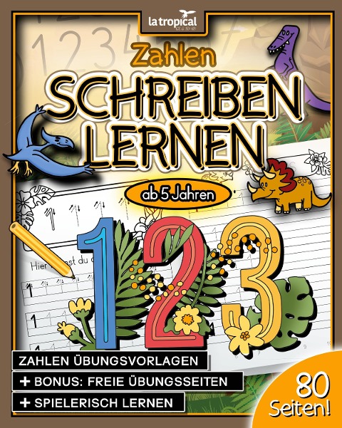 Zahlen schreiben lernen ab 5 Jahren - David Ludwig