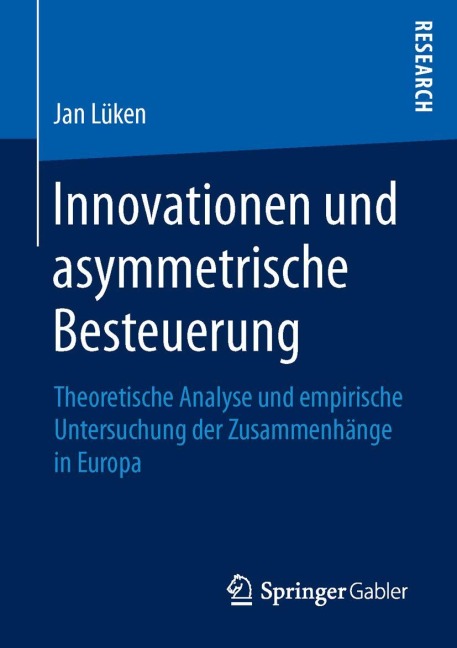 Innovationen und asymmetrische Besteuerung - Jan Lüken