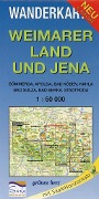 Weimarer Land und Jena 1 : 50 000 Wanderkarte - 