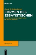 Cover-Bild zum Titel 'Formen des Essayistischen' von 'Sarah Scheibenberger'