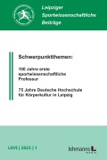 Cover-Bild zum Titel 'Leipziger Sportwissenschaftliche Beiträge' von ''