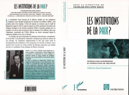 Les institutions de la paix ? - David