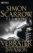 Cover-Bild zum Titel 'Invasion - Verräter (4)' von 'Simon Scarrow, T. J. Andrews'