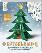 Cover-Bild zum Titel 'O Rätselbaum! - 3D-Adventskalender zum Aufstellen und Aufklappen' von 'Thade Precht'