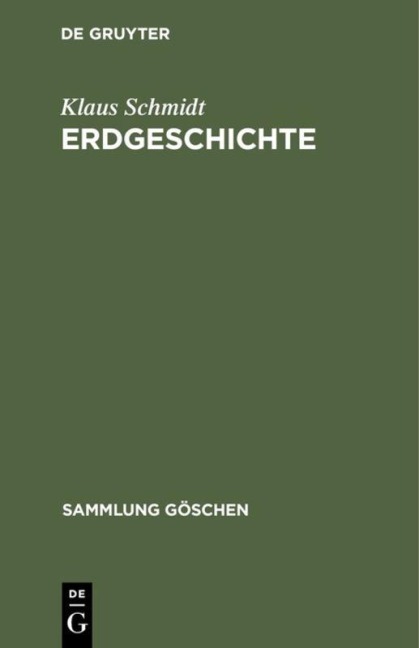 Erdgeschichte - Klaus Schmidt