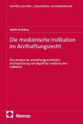 Cover-Bild zum Titel 'Die medizinische Indikation im Arzthaftungsrecht' von 'Meike Matthias'