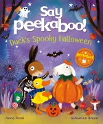 Cover-Bild zum Titel 'Say Peekaboo! Duck's Spooky Halloween' von 'Anne Forni'