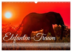 Cover-Bild zum Titel 'Elefanten-Traum - Herzenssache Afrika (Wandkalender 2026 DIN A3 quer), CALVENDO Monatskalender' von 'Wibke Woyke'