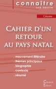 Cover-Bild zum Titel 'Fiche de lecture Cahier d'un retour au pays natal de Césaire (Analyse littéraire de référence et résumé complet)' von 'Aimé Césaire'