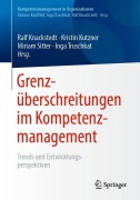 Cover-Bild zum Titel 'Grenzüberschreitungen im Kompetenzmanagement' von ''