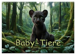 Cover-Bild zum Titel 'Baby-Tiere (Wandkalender 2026 DIN A3 quer), CALVENDO Monatskalender' von 'Peter R. Stuhlmann'