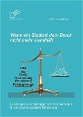 Cover-Bild zum Titel 'Wenn ein Student dem Druck nicht mehr standhält: Leistungen und Versagen von Hochschulen in der psychosozialen Betreuung' von 'Stefanie Waßmann'