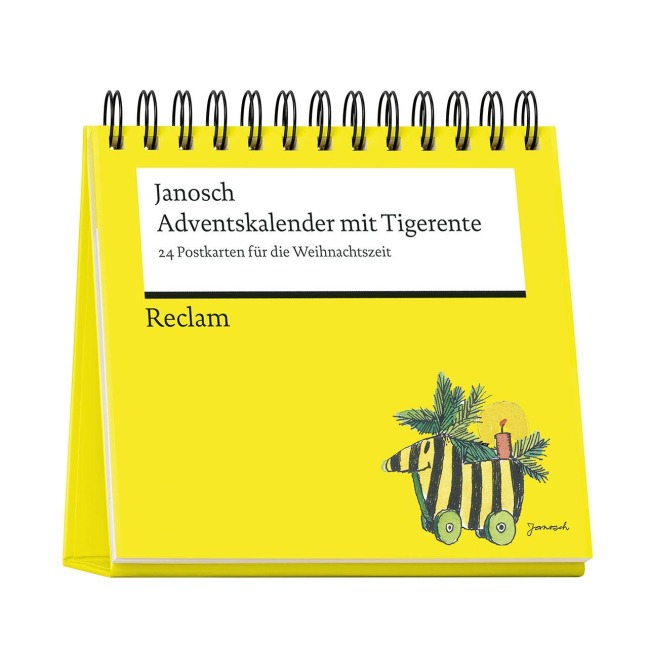 Adventskalender mit Tigerente. 24 Postkarten für die Weihnachtszeit - Janosch