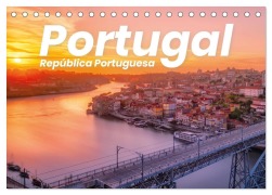 Cover-Bild zum Titel 'Portugal - wundervolle Natur (Tischkalender 2026 DIN A5 quer), CALVENDO Monatskalender' von 'Benjamin Lederer'