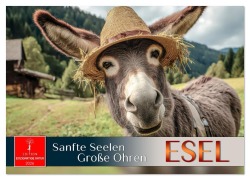 Cover-Bild zum Titel 'Esel - sanfte Seelen, große Ohren (Wandkalender 2026 DIN A2 quer), CALVENDO Monatskalender' von 'Roder Roder'