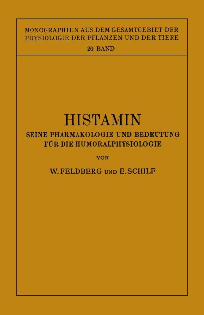 Histamin - W. Feldberg, E. Schilf
