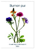 Blumen pur (Wandkalender 2025 DIN A2 hoch), CALVENDO Monatskalender - Anneli Hegerfeld-Reckert