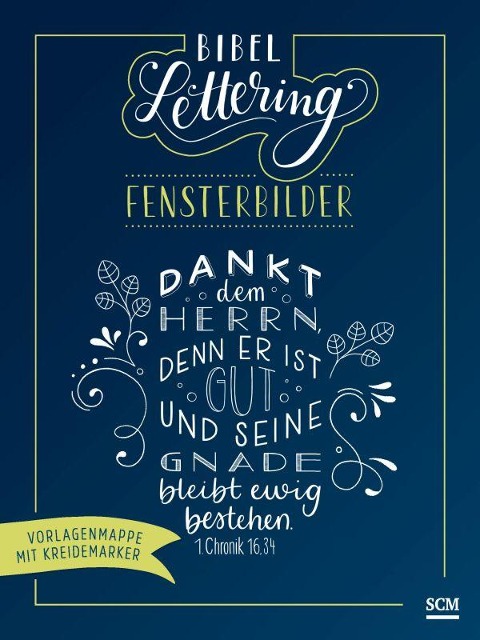 Bibel-Lettering Fensterbilder - 