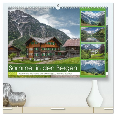 Sommer in den Bergen (hochwertiger Premium Wandkalender 2025 DIN A2 quer), Kunstdruck in Hochglanz - Steffen Gierok-Latniak