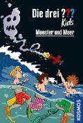 Cover-Bild zum Titel 'Die drei ??? Kids, Monster und Meer' von 'Ulf Blanck, Boris Pfeiffer'