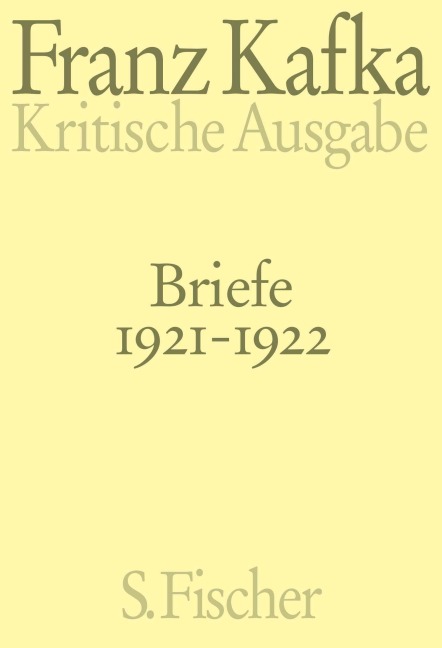 Briefe 1921-1922 - Franz Kafka