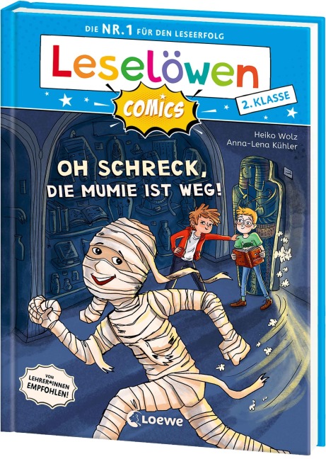Leselöwen Comics 2. Klasse - Oh Schreck, die Mumie ist weg! - Heiko Wolz
