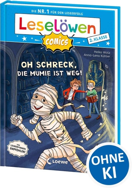 Leselöwen Comics 2. Klasse - Oh Schreck, die Mumie ist weg! - Heiko Wolz