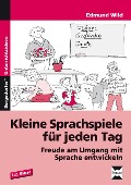 Cover-Bild zum Titel 'Kleine Sprachspiele für jeden Tag' von 'Edmund Wild'