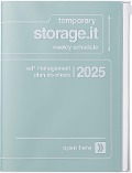MARK'S 2024/2025 Taschenkalender A5 vertikal, Storage it // Mint - 