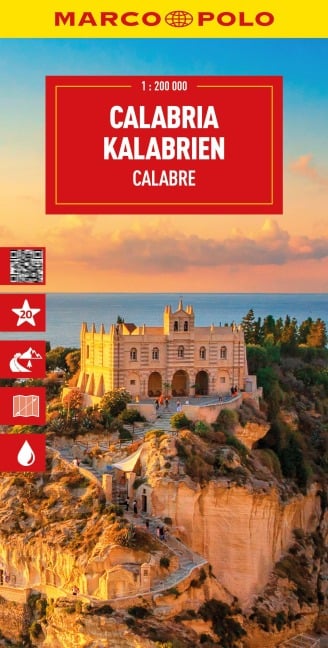 MARCO POLO Reisekarte Italien 13 Kalabrien 1:200.000 - 