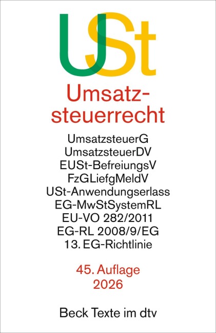 Umsatzsteuerrecht. USt - 
