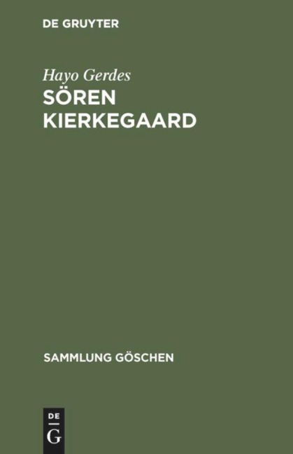 Sören Kierkegaard - Hayo Gerdes