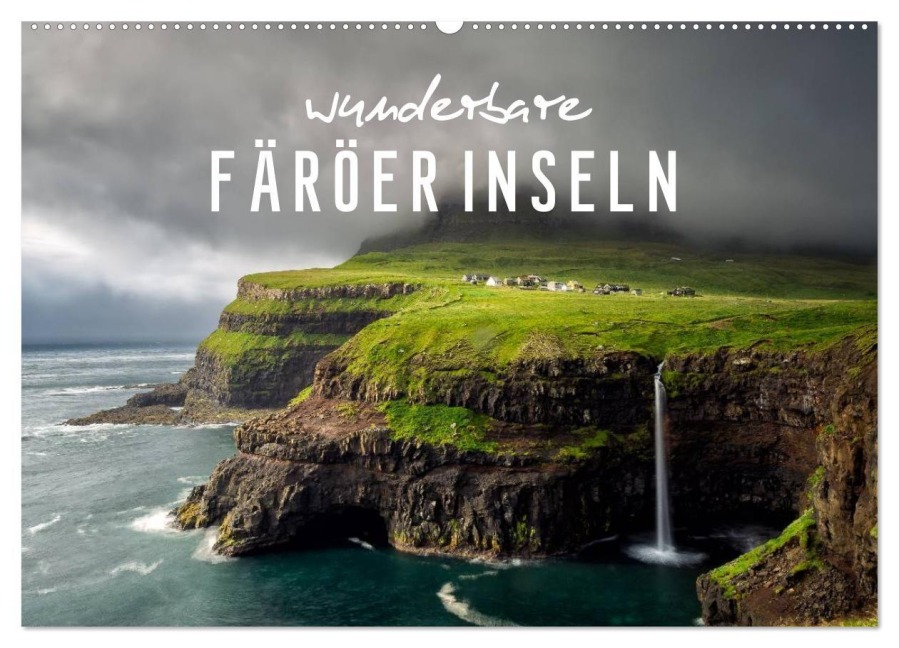 Wunderbare Färöer Inseln (Wandkalender 2027 DIN A2 quer), CALVENDO Monatskalender - Serdar Ugurlu
