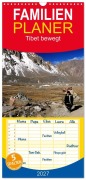 Cover-Bild zum Titel 'Familienplaner 2027 - Tibet bewegt mit 5 Spalten (Wandkalender, 21 x 45 cm) CALVENDO' von 'Manfred Bergermann'