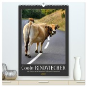 Cover-Bild zum Titel 'Coole Rindviecher (hochwertiger Premium Wandkalender 2027 DIN A2 hoch), Kunstdruck in Hochglanz' von 'Sabine Löwer'