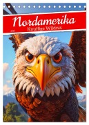 Nordamerika - Knuffige Wildnis (Tischkalender 2026 DIN A5 hoch), CALVENDO Monatskalender - Sell Pixs:Sell