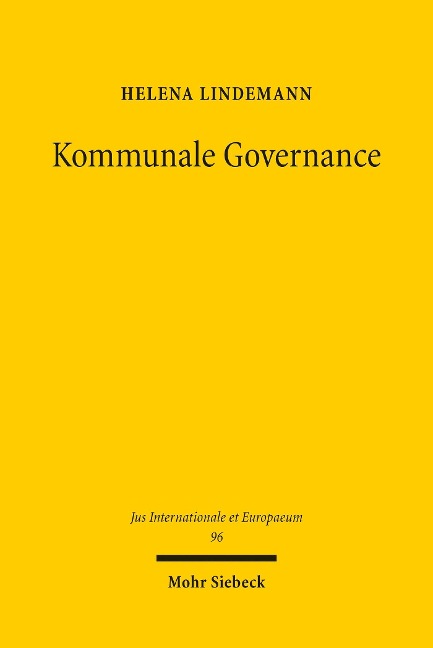 Kommunale Governance - Helena Lindemann