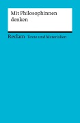 Cover-Bild zum Titel 'Mit Philosophinnen denken' von ''
